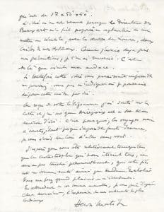 Lettres vieux papiers | Henri BERGSON lettre autographe signée sonnet