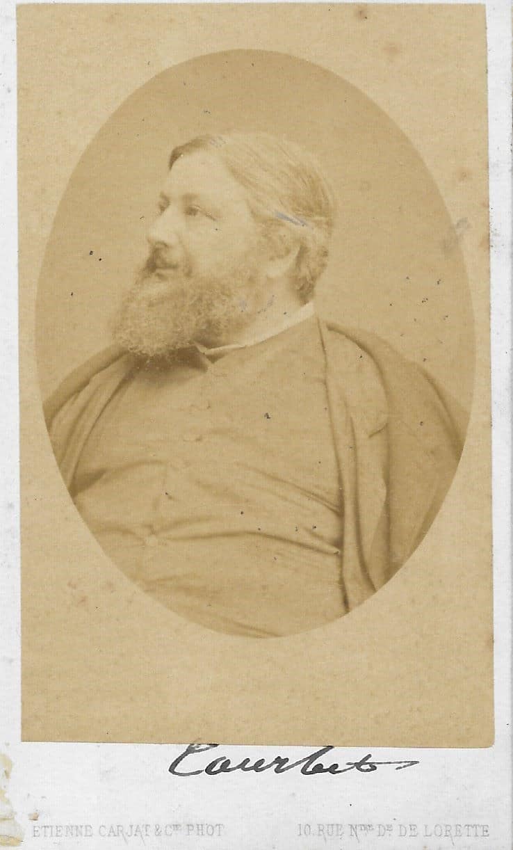 Gustave COURBET - Photo signée
