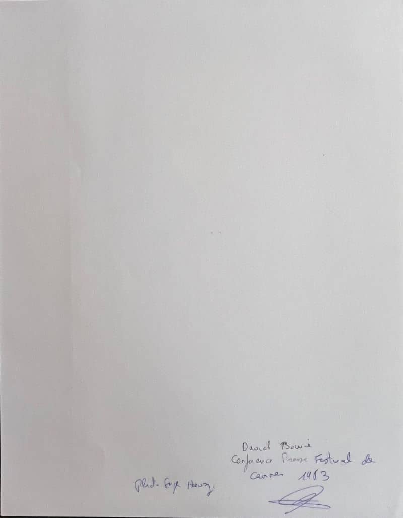 David BOWIE - Photo originale – Image 2