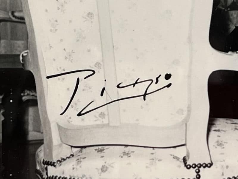 Pablo PICASSO - Photo originale signée – Image 2