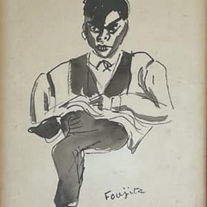 Léonard FOUJITA - Dessin original