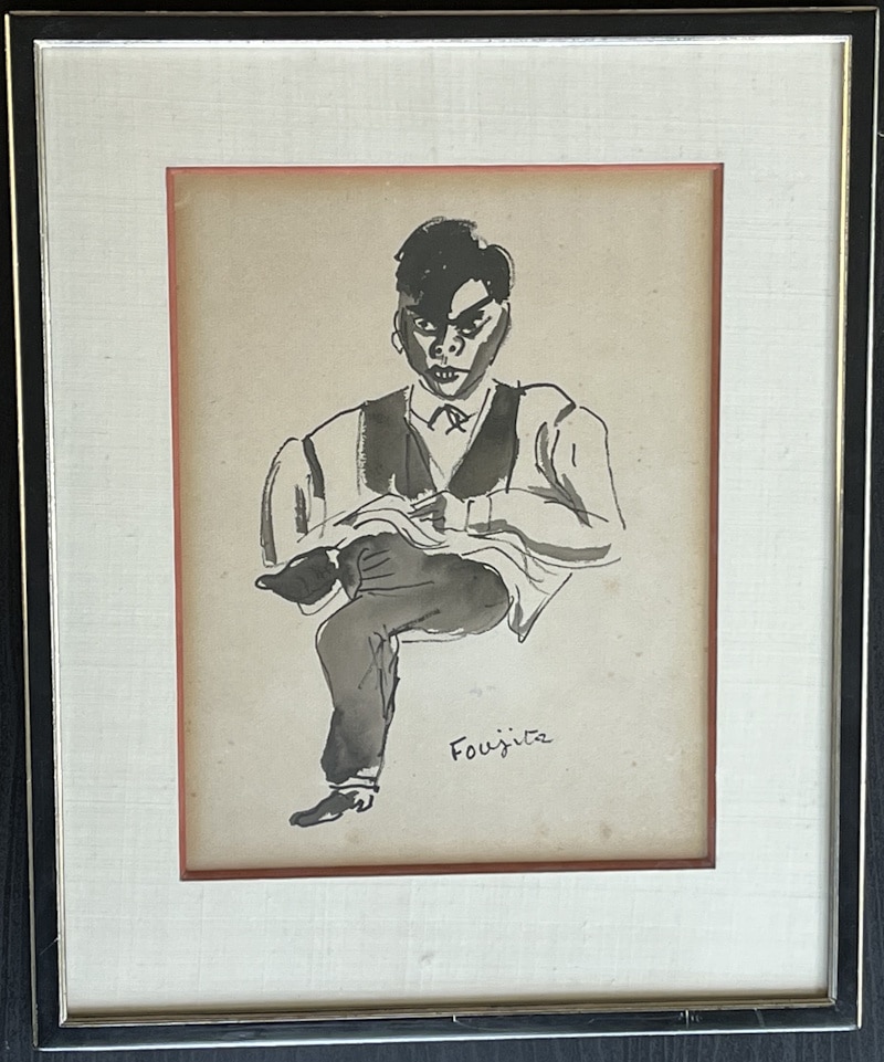 Léonard FOUJITA - Dessin original – Image 2