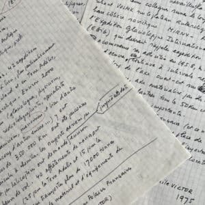 Paul-Emile VICTOR - Manuscrit autographe signé