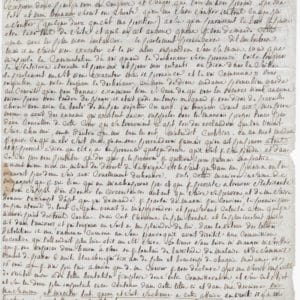 Le Marquis de SADE - Lettre autographe signée