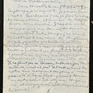 Louis ARAGON - Carte autographe signée