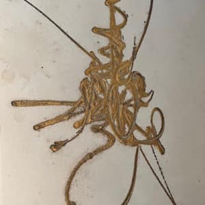 Georges MATHIEU - Dessin original