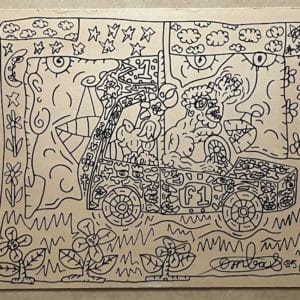 Robert COMBAS - Dessin original