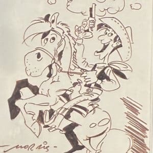 MORRIS - Dessin original Lucky Luke