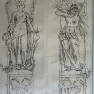 Félicien ROPS - Dessin original