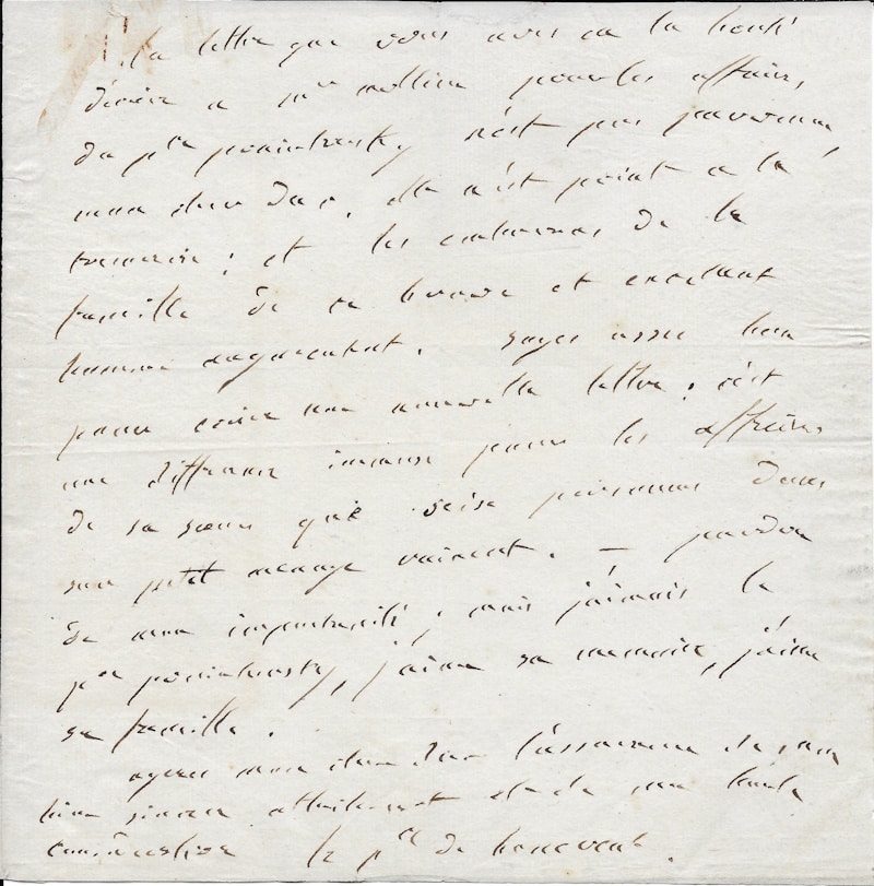 Charles-Maurice de TALLEYRAND - Lettre autographe signée