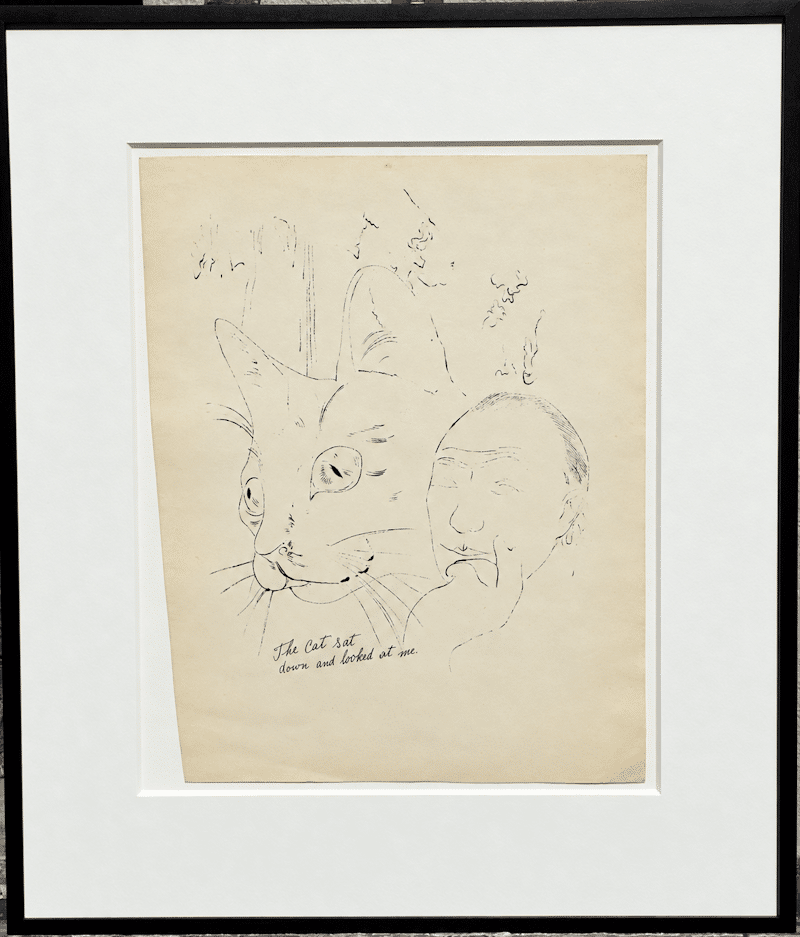 Andy WARHOL - Dessin original au chat, vers 1953 – Image 2